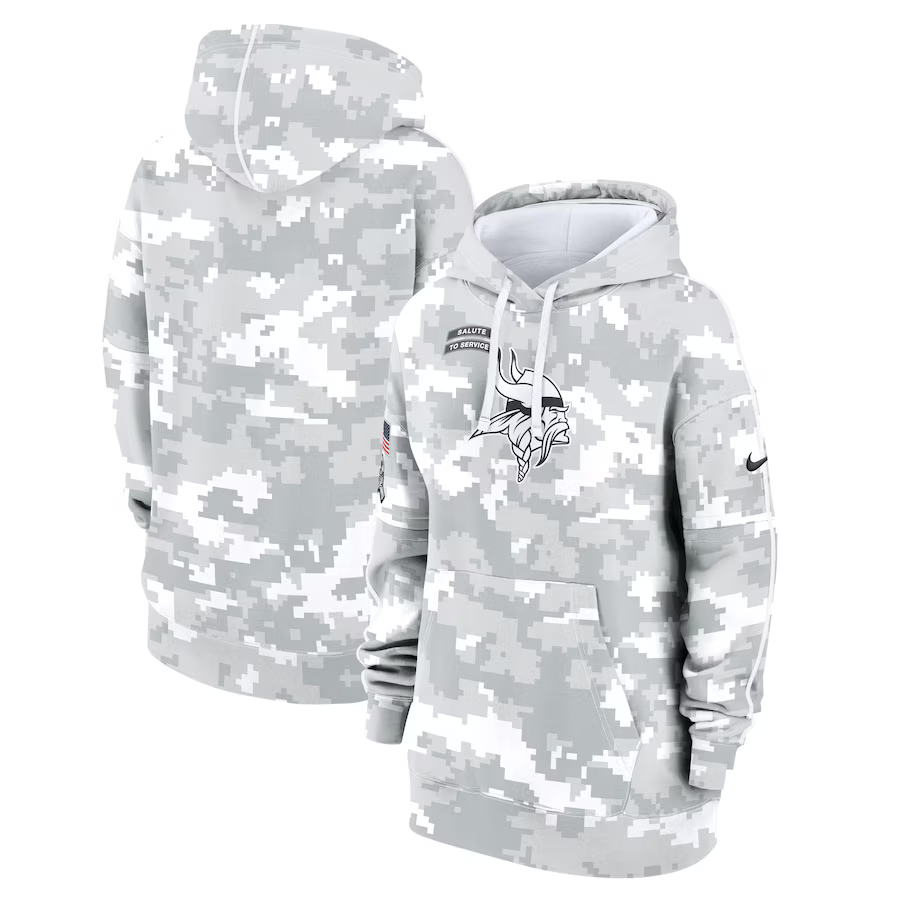 Women Minnesota Vikings 2024 Nike NFL hoodie->women nfl jersey->Women Jersey